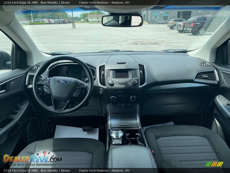 2019 Ford Edge SE AWD Blue Metallic / Ebony Photo #10