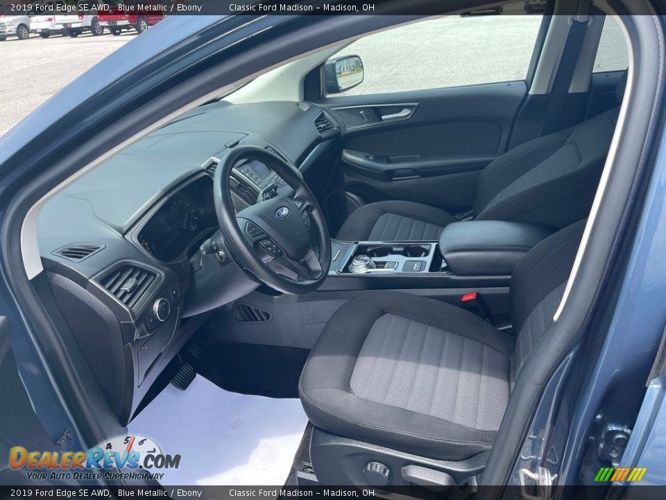 2019 Ford Edge SE AWD Blue Metallic / Ebony Photo #11