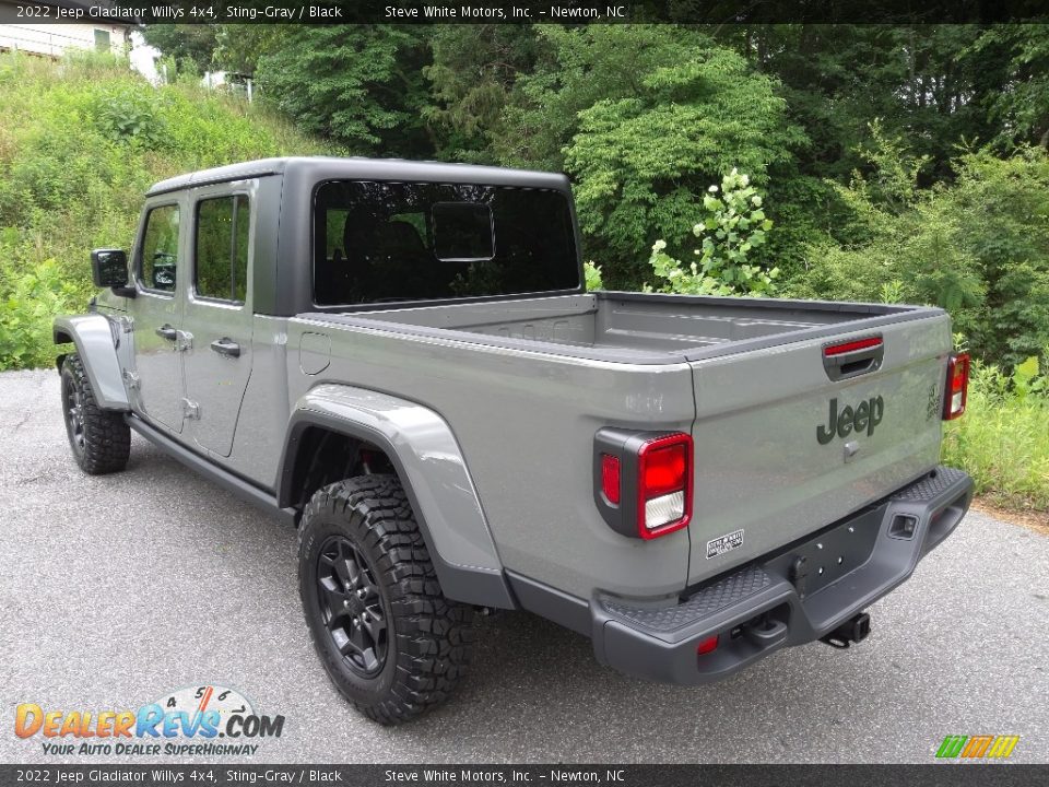 2022 Jeep Gladiator Willys 4x4 Sting-Gray / Black Photo #9