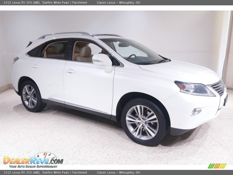 2015 Lexus RX 350 AWD Starfire White Pearl / Parchment Photo #1