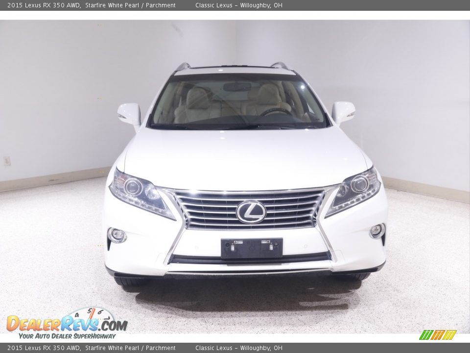 2015 Lexus RX 350 AWD Starfire White Pearl / Parchment Photo #2