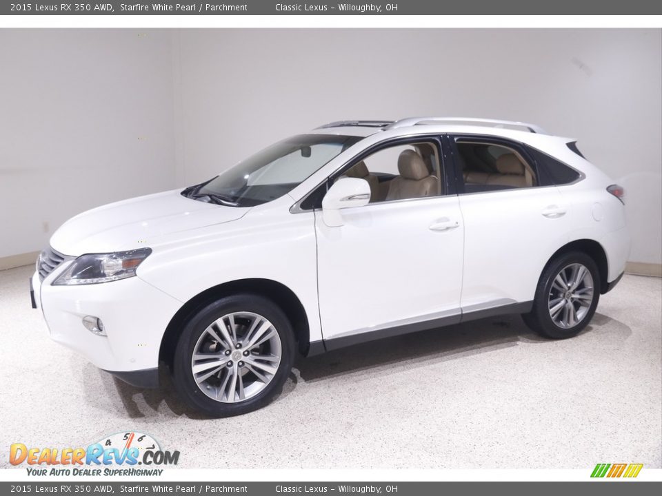 2015 Lexus RX 350 AWD Starfire White Pearl / Parchment Photo #3