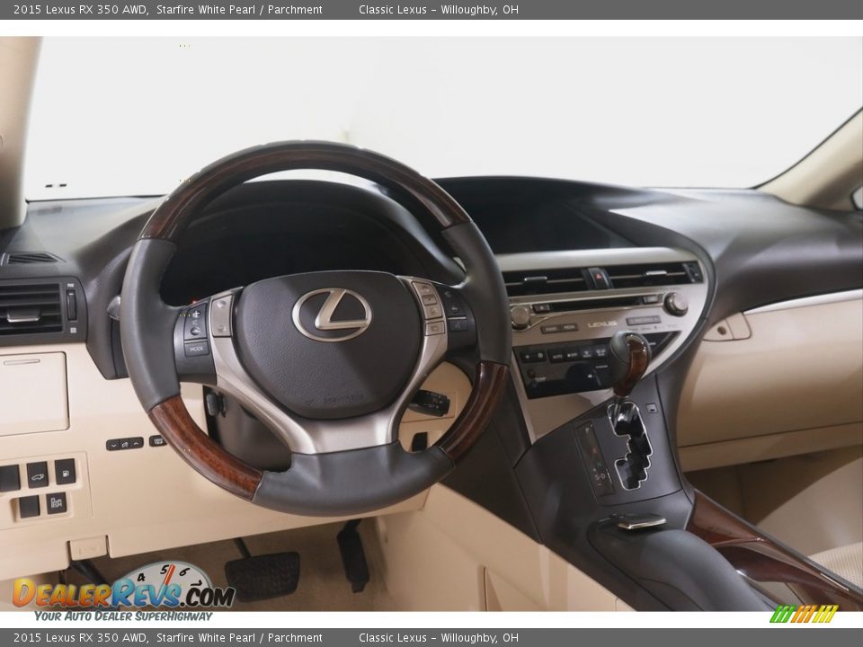 2015 Lexus RX 350 AWD Starfire White Pearl / Parchment Photo #6