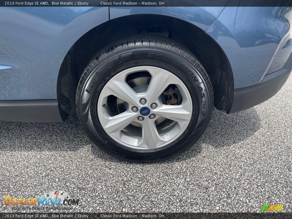 2019 Ford Edge SE AWD Blue Metallic / Ebony Photo #16