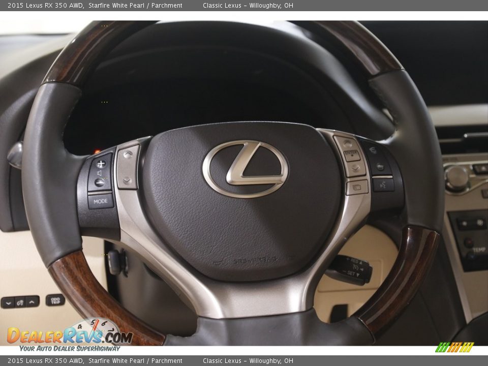 2015 Lexus RX 350 AWD Starfire White Pearl / Parchment Photo #7