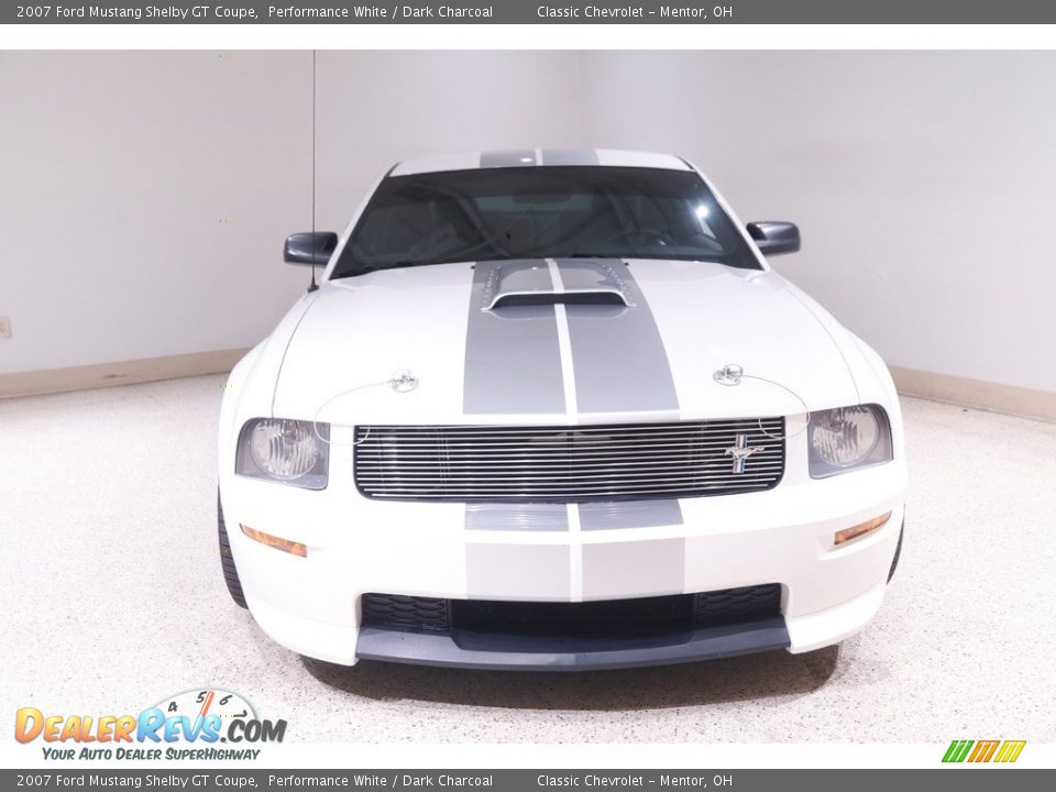 2007 Ford Mustang Shelby GT Coupe Performance White / Dark Charcoal Photo #2
