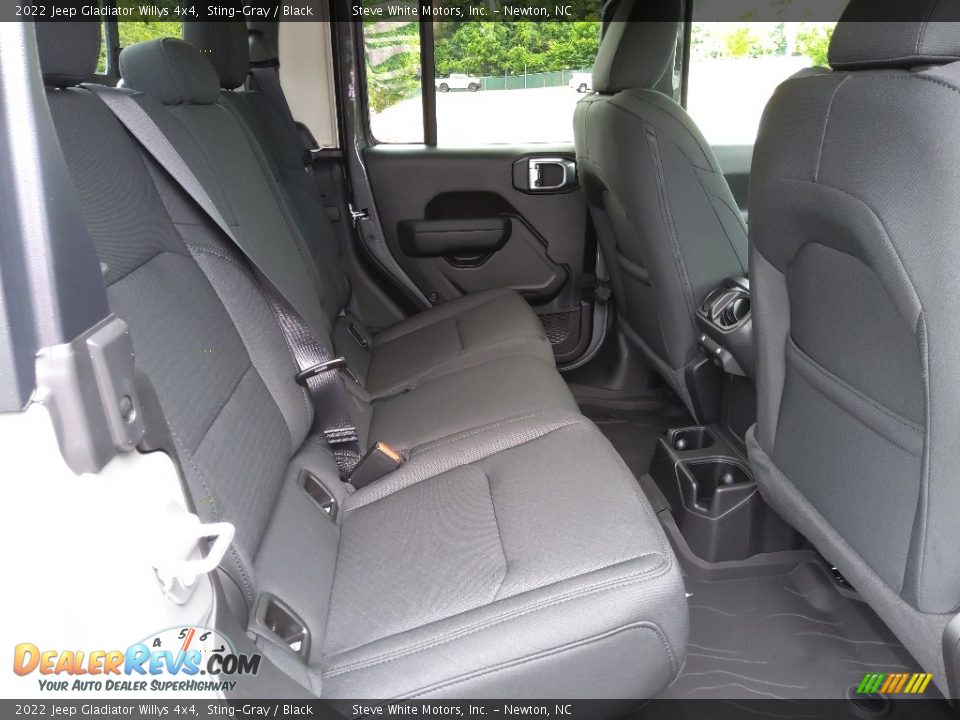 Rear Seat of 2022 Jeep Gladiator Willys 4x4 Photo #16
