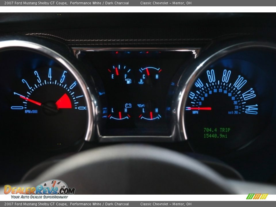 2007 Ford Mustang Shelby GT Coupe Performance White / Dark Charcoal Photo #6