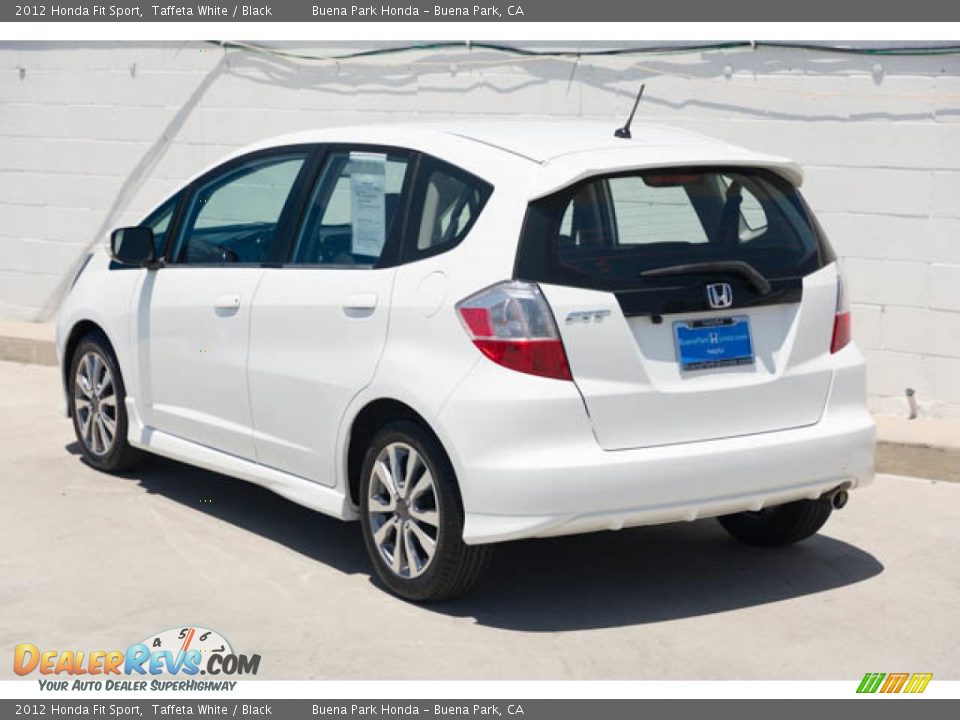 2012 Honda Fit Sport Taffeta White / Black Photo #2