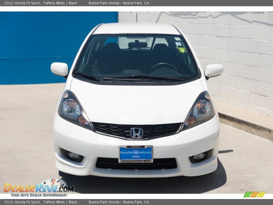 2012 Honda Fit Sport Taffeta White / Black Photo #7