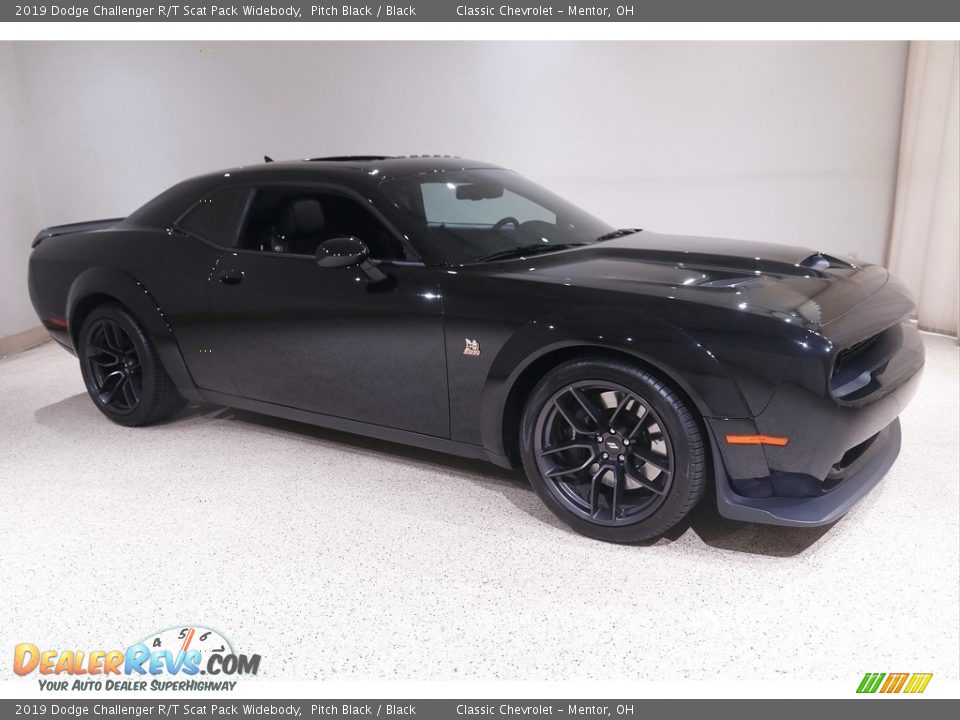 Pitch Black 2019 Dodge Challenger R/T Scat Pack Widebody Photo #1