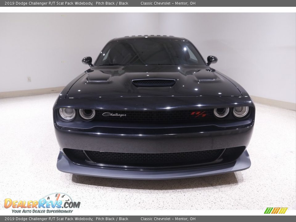 2019 Dodge Challenger R/T Scat Pack Widebody Pitch Black / Black Photo #2