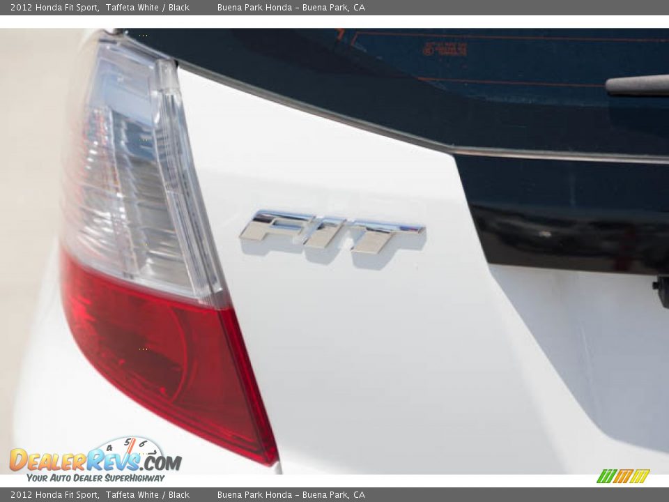 2012 Honda Fit Sport Taffeta White / Black Photo #10