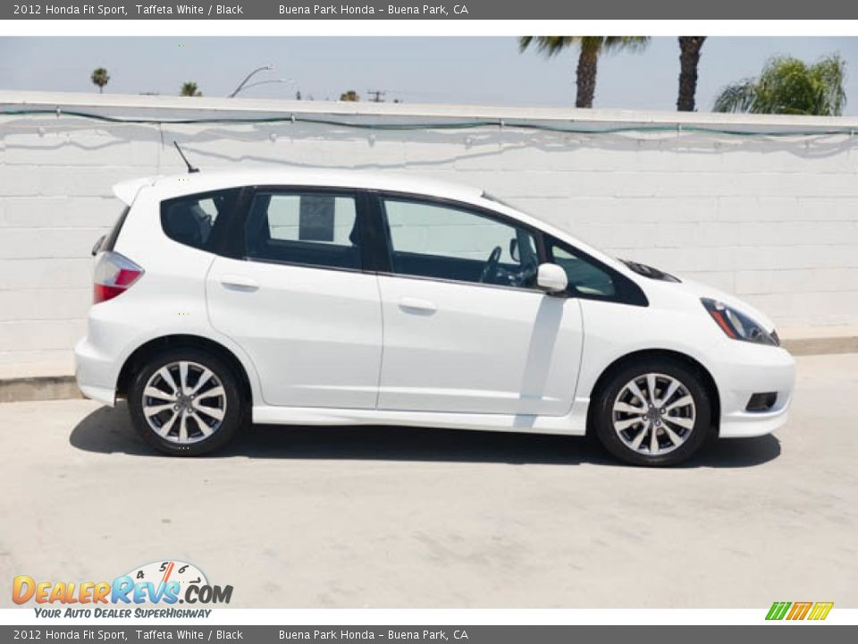 2012 Honda Fit Sport Taffeta White / Black Photo #12