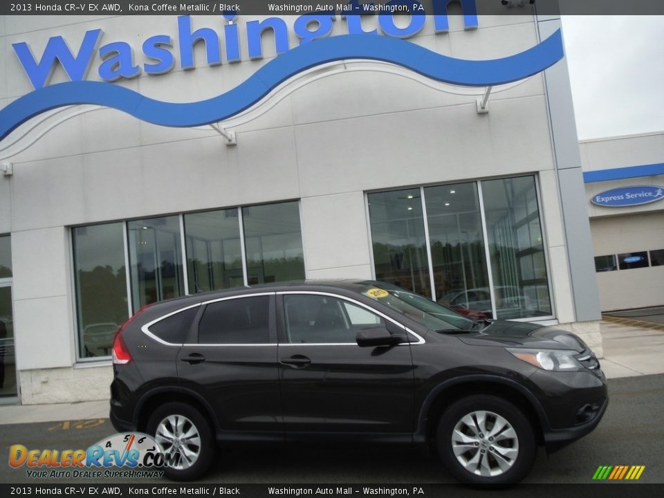 2013 Honda CR-V EX AWD Kona Coffee Metallic / Black Photo #2