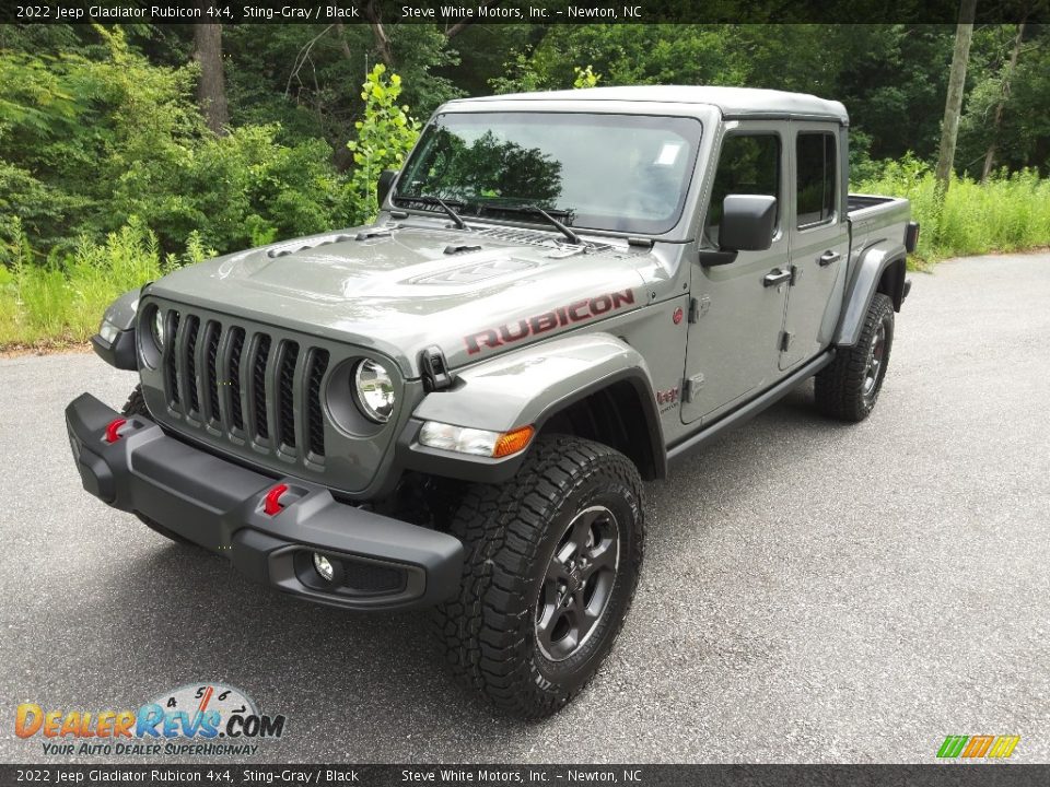 2022 Jeep Gladiator Rubicon 4x4 Sting-Gray / Black Photo #2