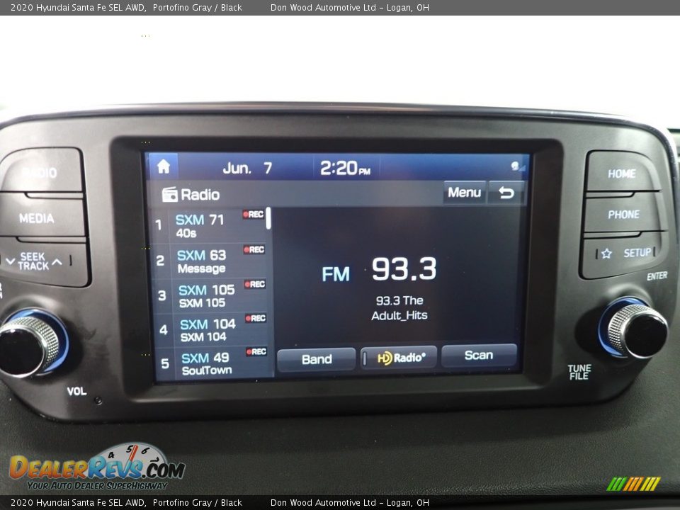 2020 Hyundai Santa Fe SEL AWD Portofino Gray / Black Photo #2