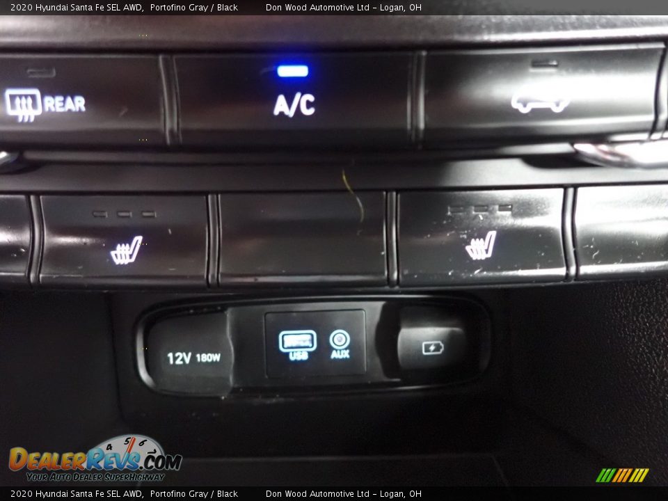 2020 Hyundai Santa Fe SEL AWD Portofino Gray / Black Photo #4