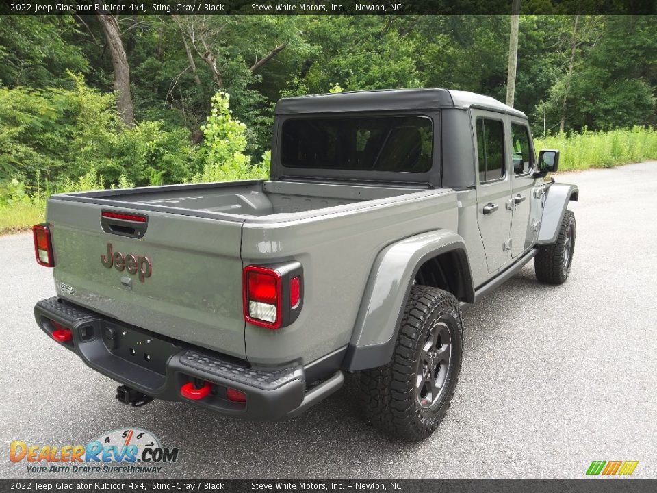 2022 Jeep Gladiator Rubicon 4x4 Sting-Gray / Black Photo #6