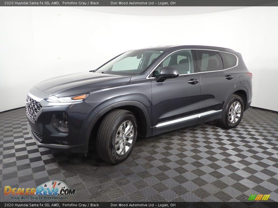 2020 Hyundai Santa Fe SEL AWD Portofino Gray / Black Photo #6