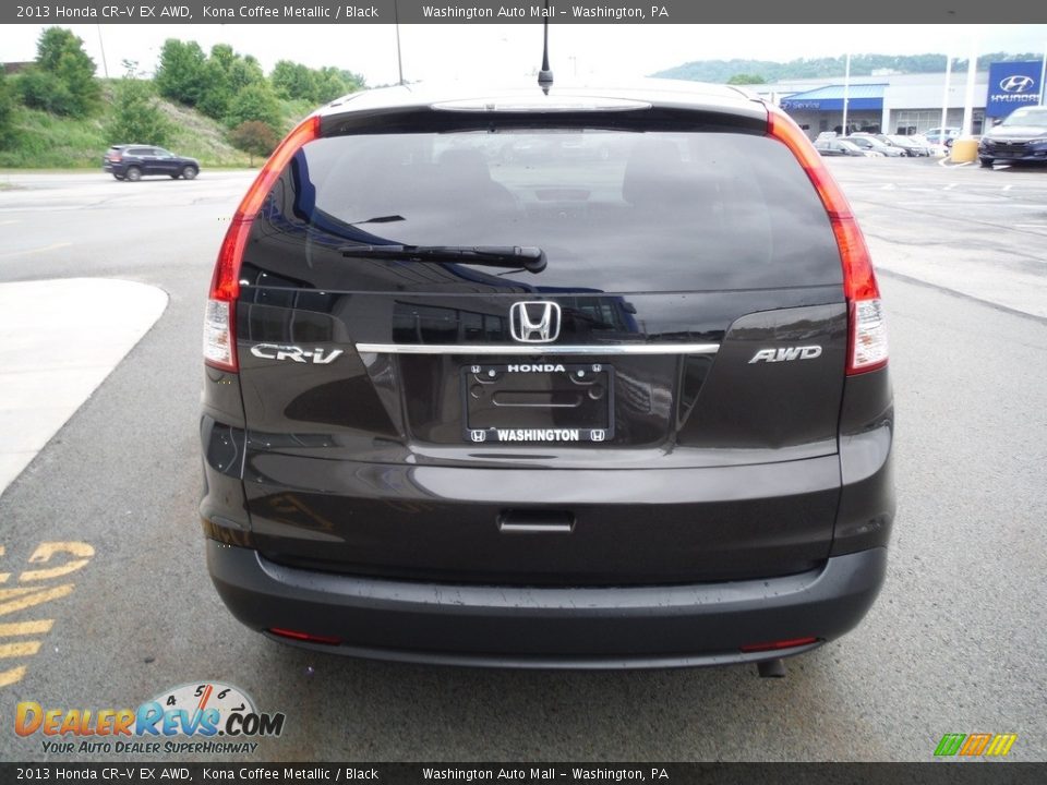 2013 Honda CR-V EX AWD Kona Coffee Metallic / Black Photo #9