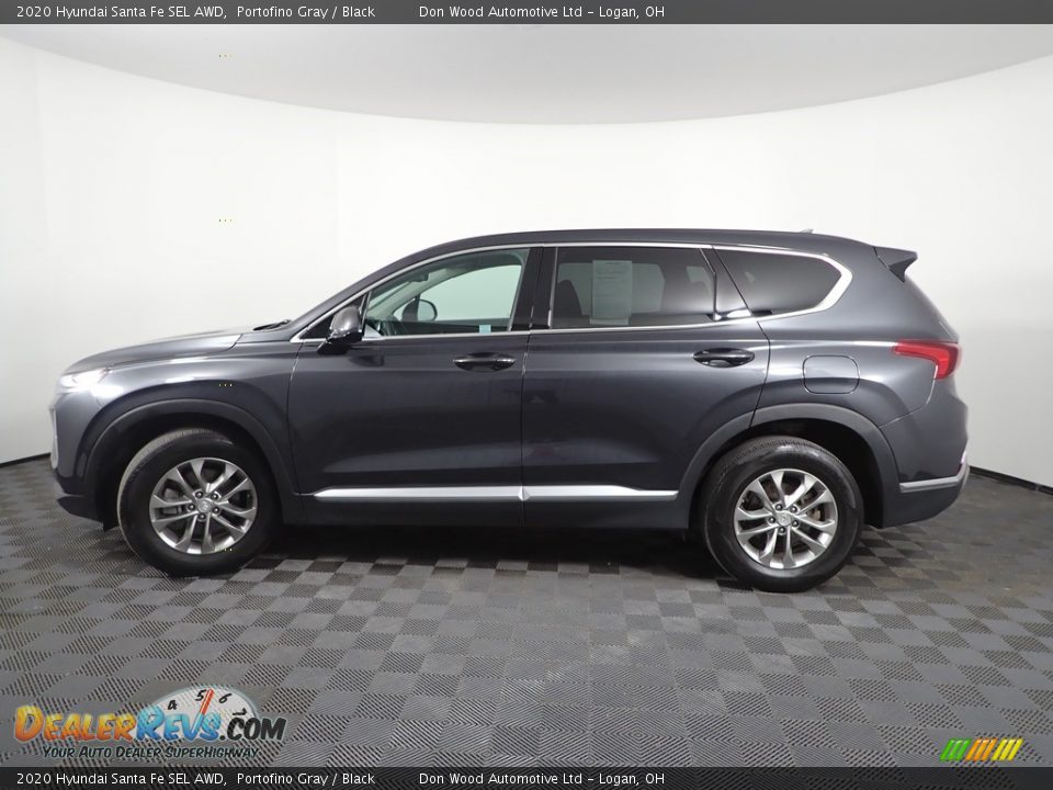 2020 Hyundai Santa Fe SEL AWD Portofino Gray / Black Photo #7