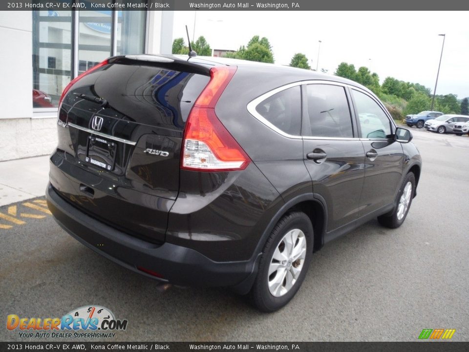 2013 Honda CR-V EX AWD Kona Coffee Metallic / Black Photo #10