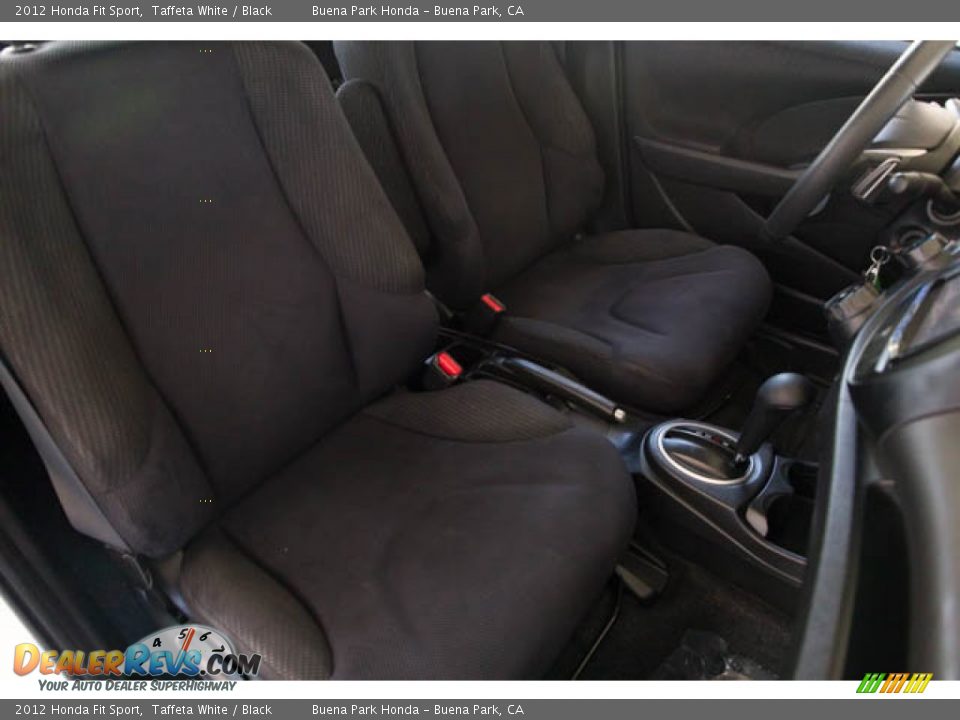 2012 Honda Fit Sport Taffeta White / Black Photo #23