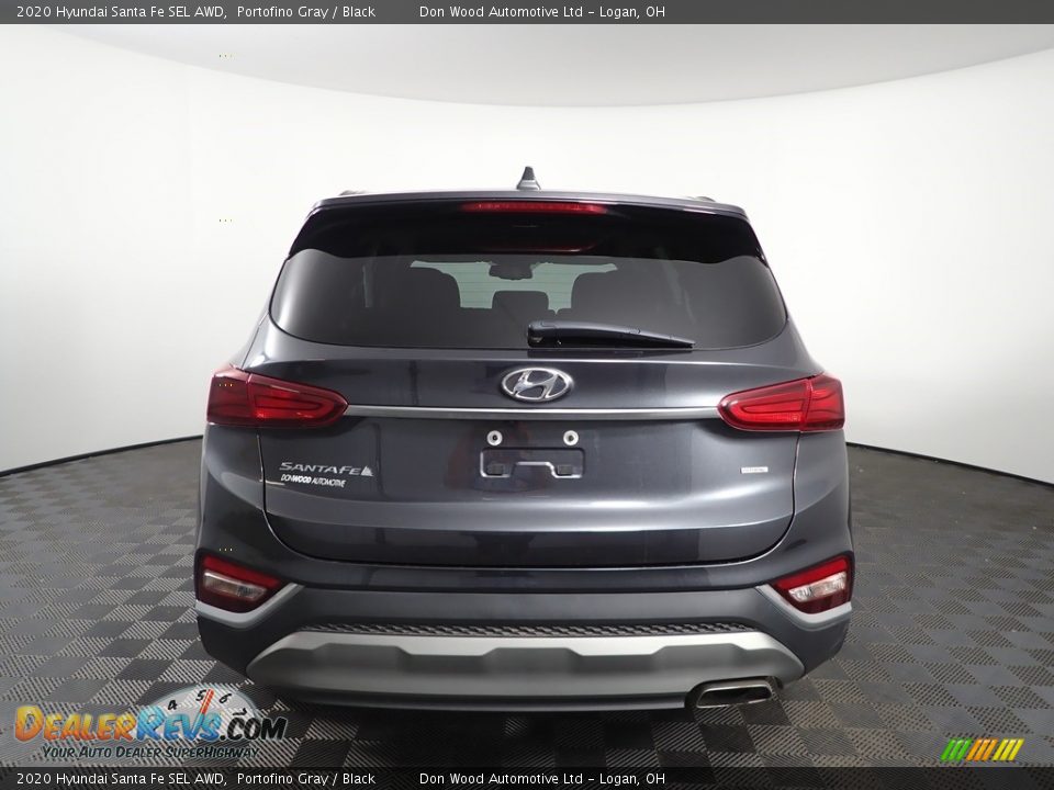 2020 Hyundai Santa Fe SEL AWD Portofino Gray / Black Photo #9