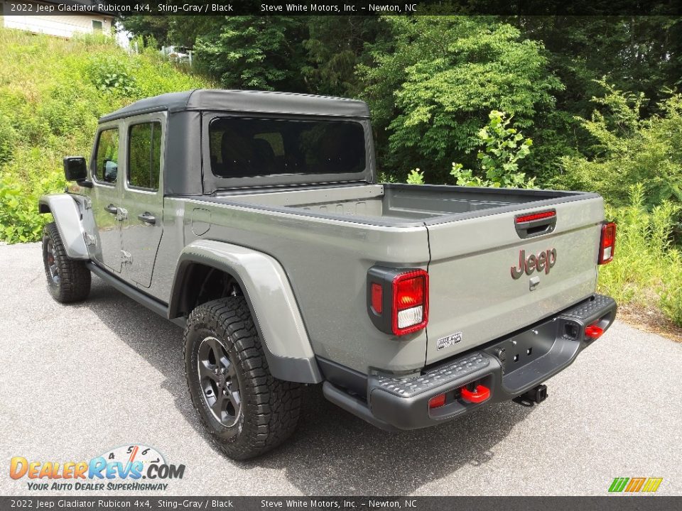 2022 Jeep Gladiator Rubicon 4x4 Sting-Gray / Black Photo #9