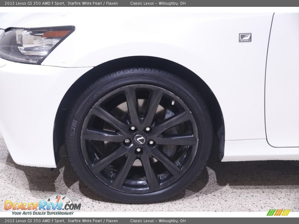 2013 Lexus GS 350 AWD F Sport Starfire White Pearl / Flaxen Photo #23