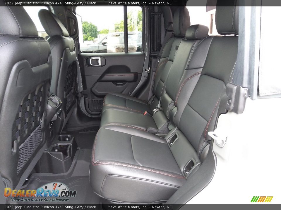 Rear Seat of 2022 Jeep Gladiator Rubicon 4x4 Photo #15