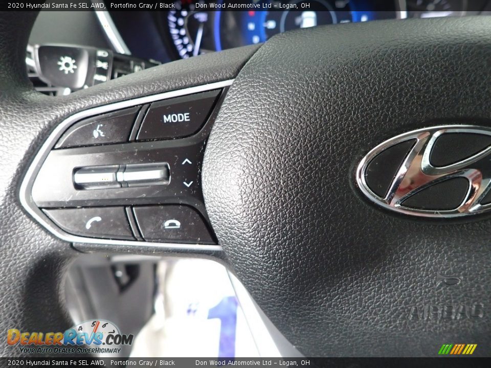 2020 Hyundai Santa Fe SEL AWD Portofino Gray / Black Photo #18