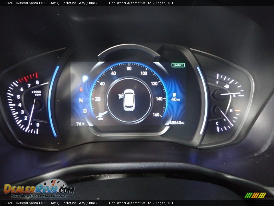 2020 Hyundai Santa Fe SEL AWD Portofino Gray / Black Photo #20