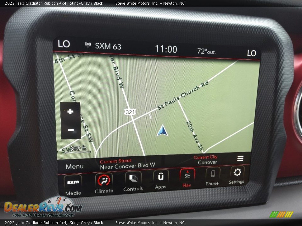 Navigation of 2022 Jeep Gladiator Rubicon 4x4 Photo #24