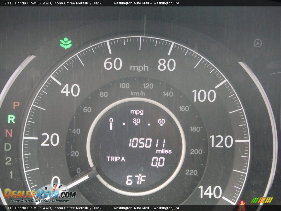2013 Honda CR-V EX AWD Kona Coffee Metallic / Black Photo #30