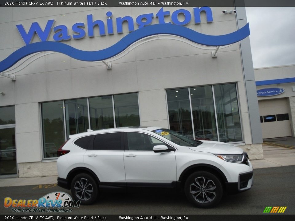 2020 Honda CR-V EX AWD Platinum White Pearl / Black Photo #2