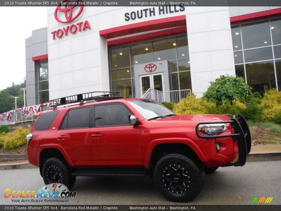 2019 Toyota 4Runner SR5 4x4 Barcelona Red Metallic / Graphite Photo #2