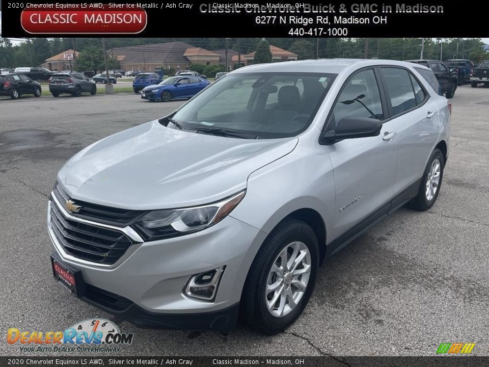 2020 Chevrolet Equinox LS AWD Silver Ice Metallic / Ash Gray Photo #1