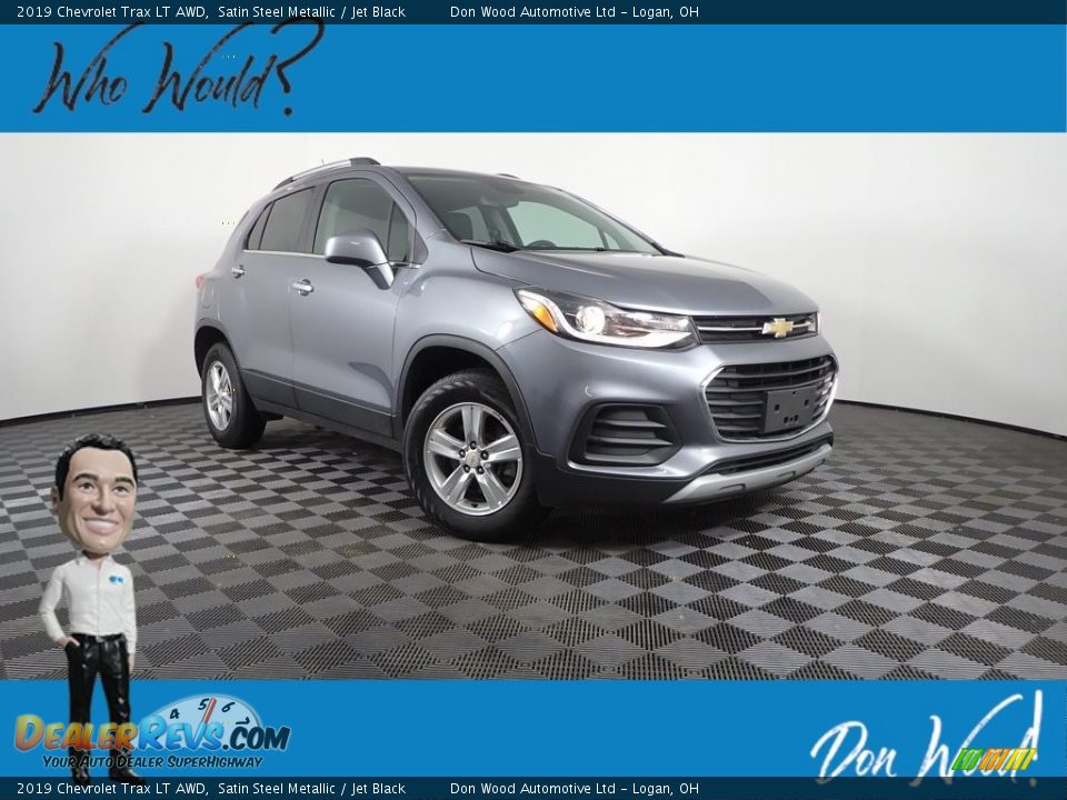2019 Chevrolet Trax LT AWD Satin Steel Metallic / Jet Black Photo #1