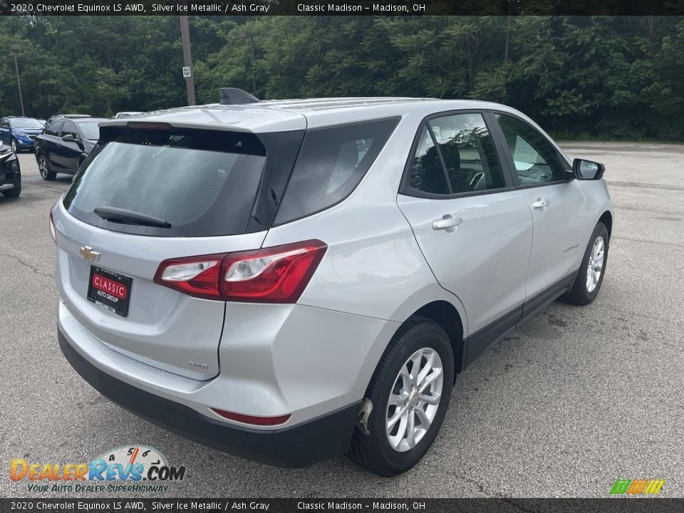 2020 Chevrolet Equinox LS AWD Silver Ice Metallic / Ash Gray Photo #3