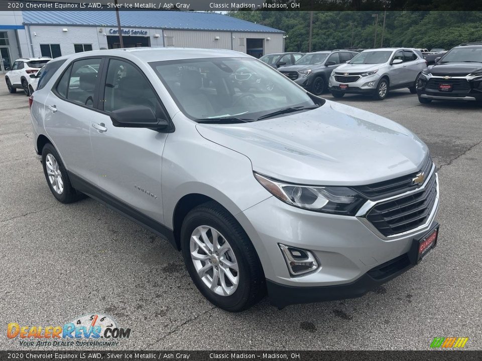 2020 Chevrolet Equinox LS AWD Silver Ice Metallic / Ash Gray Photo #4
