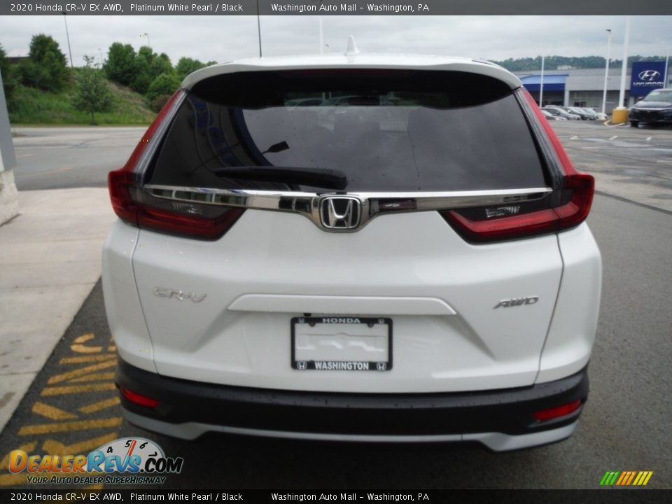 2020 Honda CR-V EX AWD Platinum White Pearl / Black Photo #9