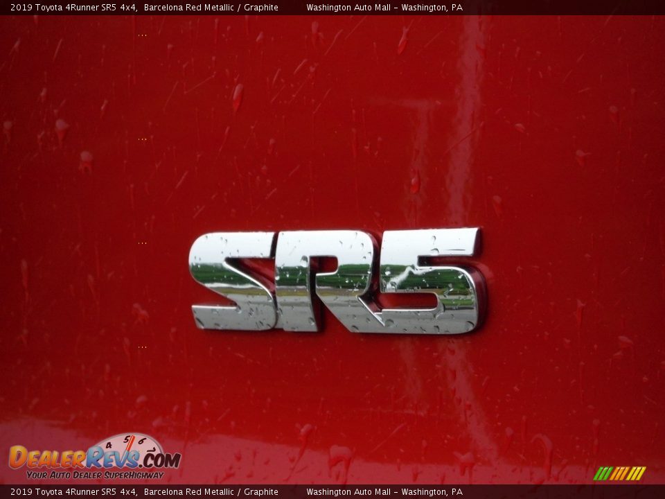 2019 Toyota 4Runner SR5 4x4 Barcelona Red Metallic / Graphite Photo #12