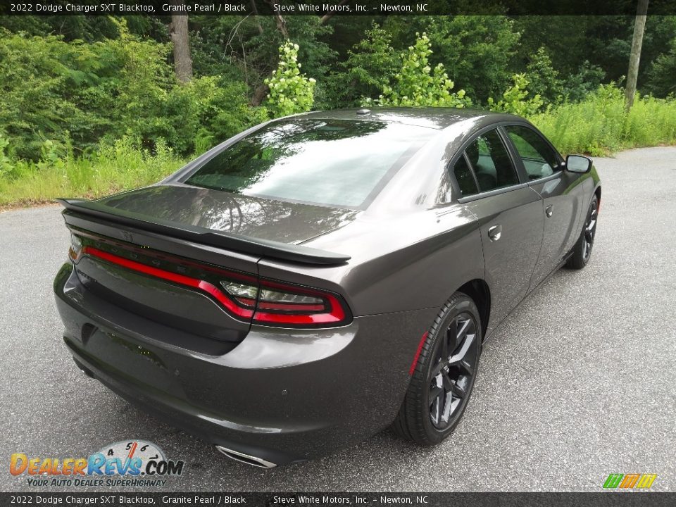 2022 Dodge Charger SXT Blacktop Granite Pearl / Black Photo #6