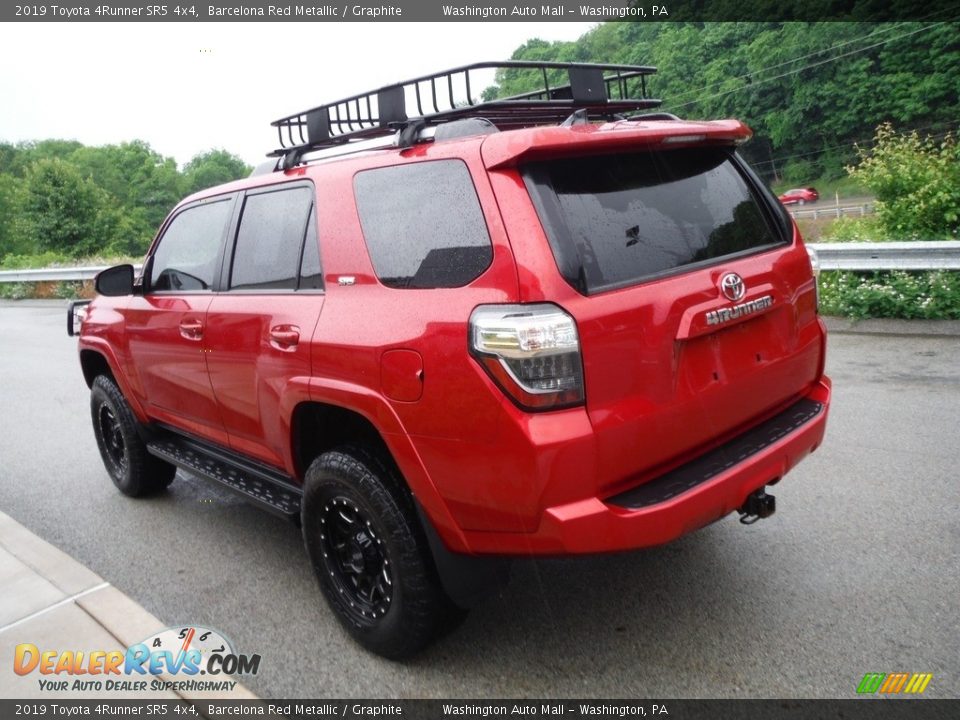 2019 Toyota 4Runner SR5 4x4 Barcelona Red Metallic / Graphite Photo #16