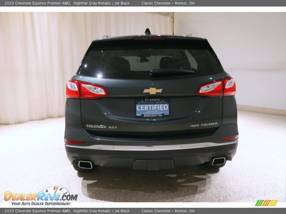 2020 Chevrolet Equinox Premier AWD Nightfall Gray Metallic / Jet Black Photo #17