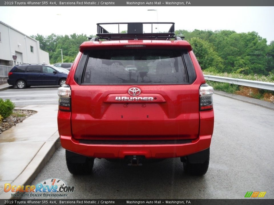 2019 Toyota 4Runner SR5 4x4 Barcelona Red Metallic / Graphite Photo #17