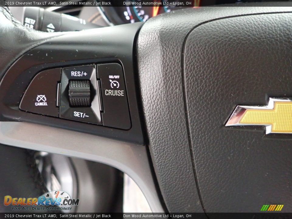 2019 Chevrolet Trax LT AWD Satin Steel Metallic / Jet Black Photo #17