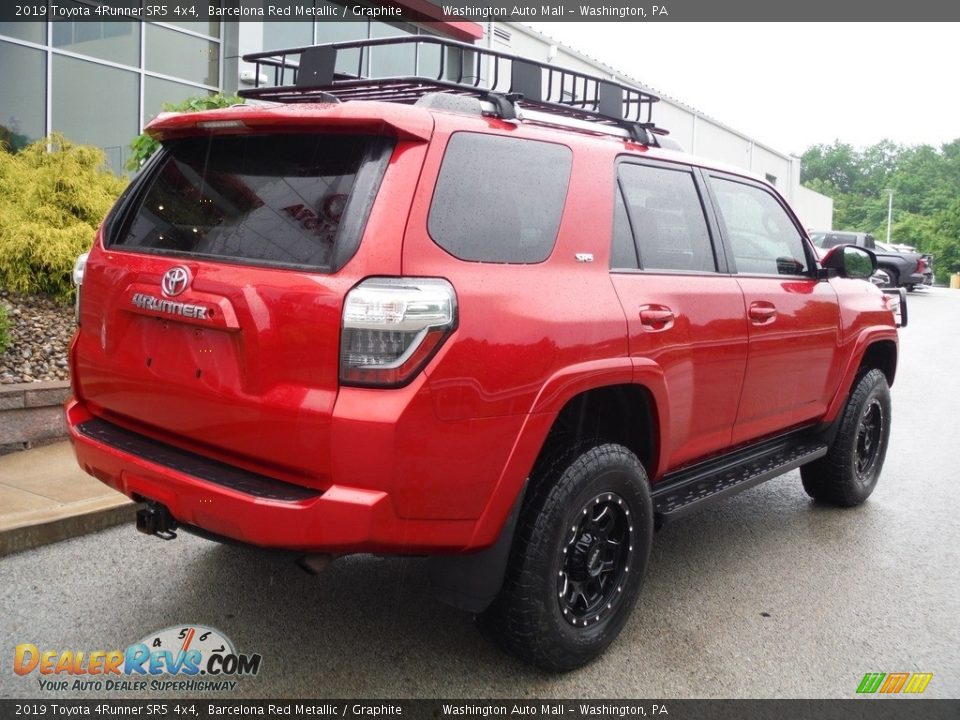 2019 Toyota 4Runner SR5 4x4 Barcelona Red Metallic / Graphite Photo #18